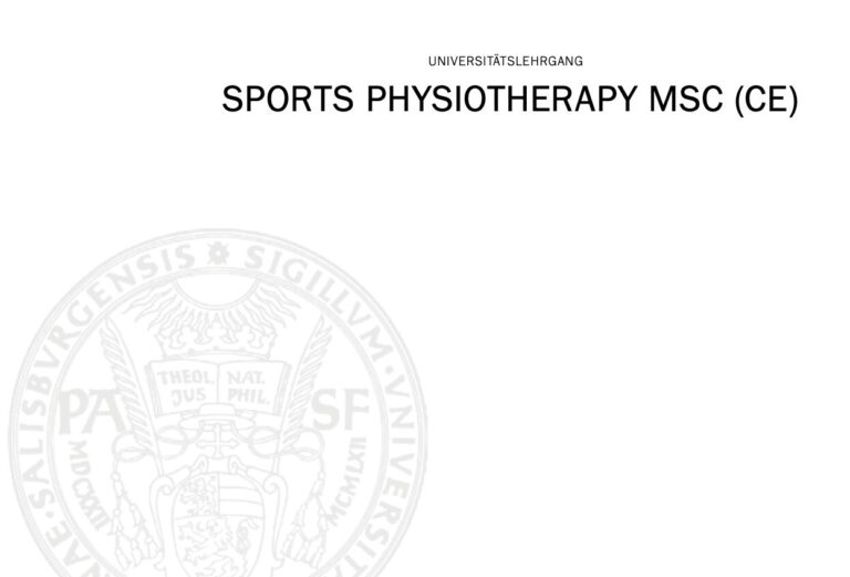 MSc. Sports Physiotherapy (MSc.)